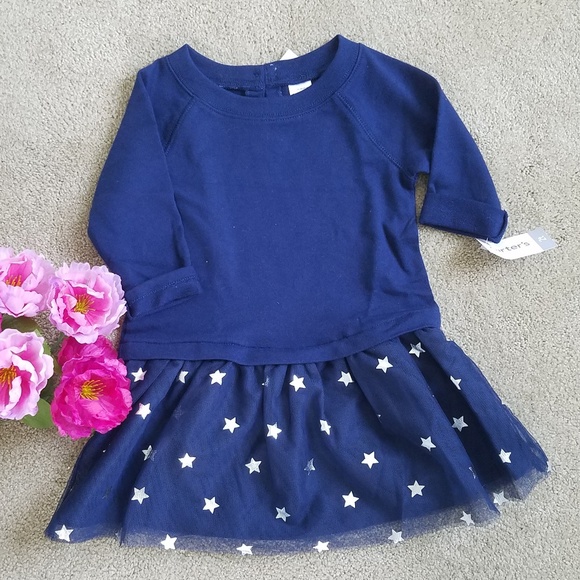 Carter's | Fleece Star Tutu Dress - Picture 2 of 4